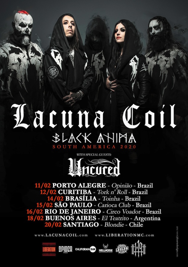 Lacuna Coil en Chile y Sudamérica